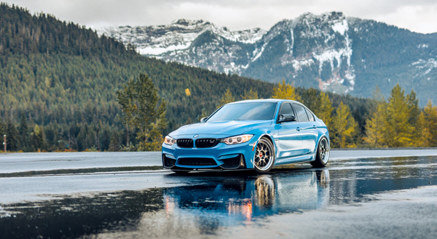 Blue BMW M3 Car